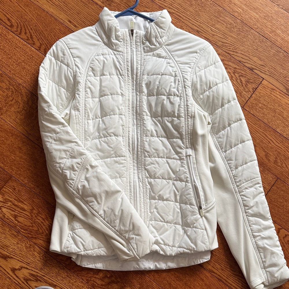 lululemon athletica White Quilted Lightweight Puffer Jacket